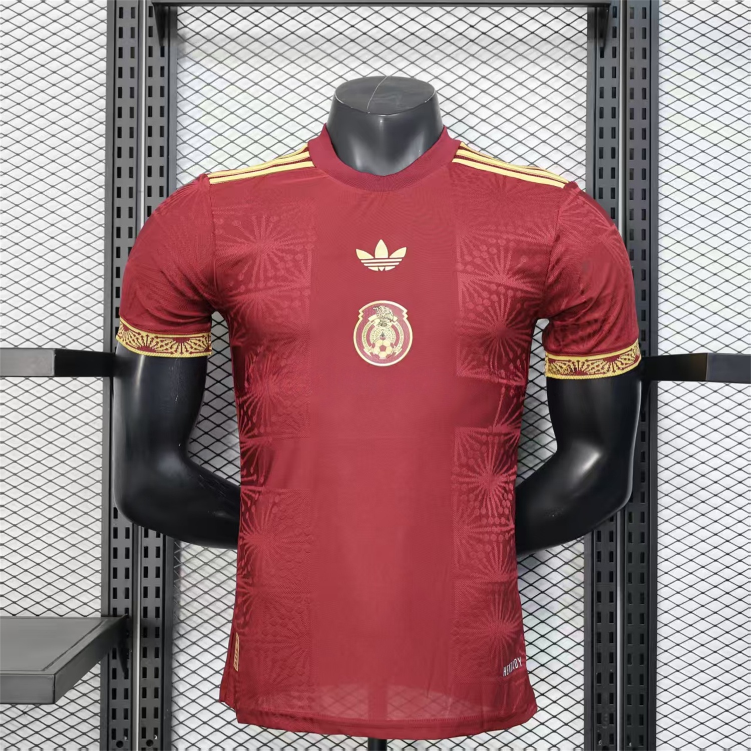 Mexico 2025 Round Logo Red Special Edition Jersey - Player Version - UnitedFutballJersey