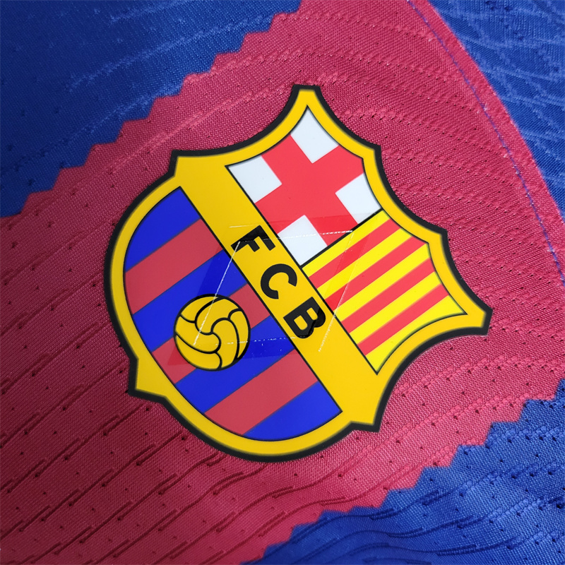 B.A.R.S.A 23-24 Home Long sleeve Jersey - Player Version - UnitedFutballJersey
