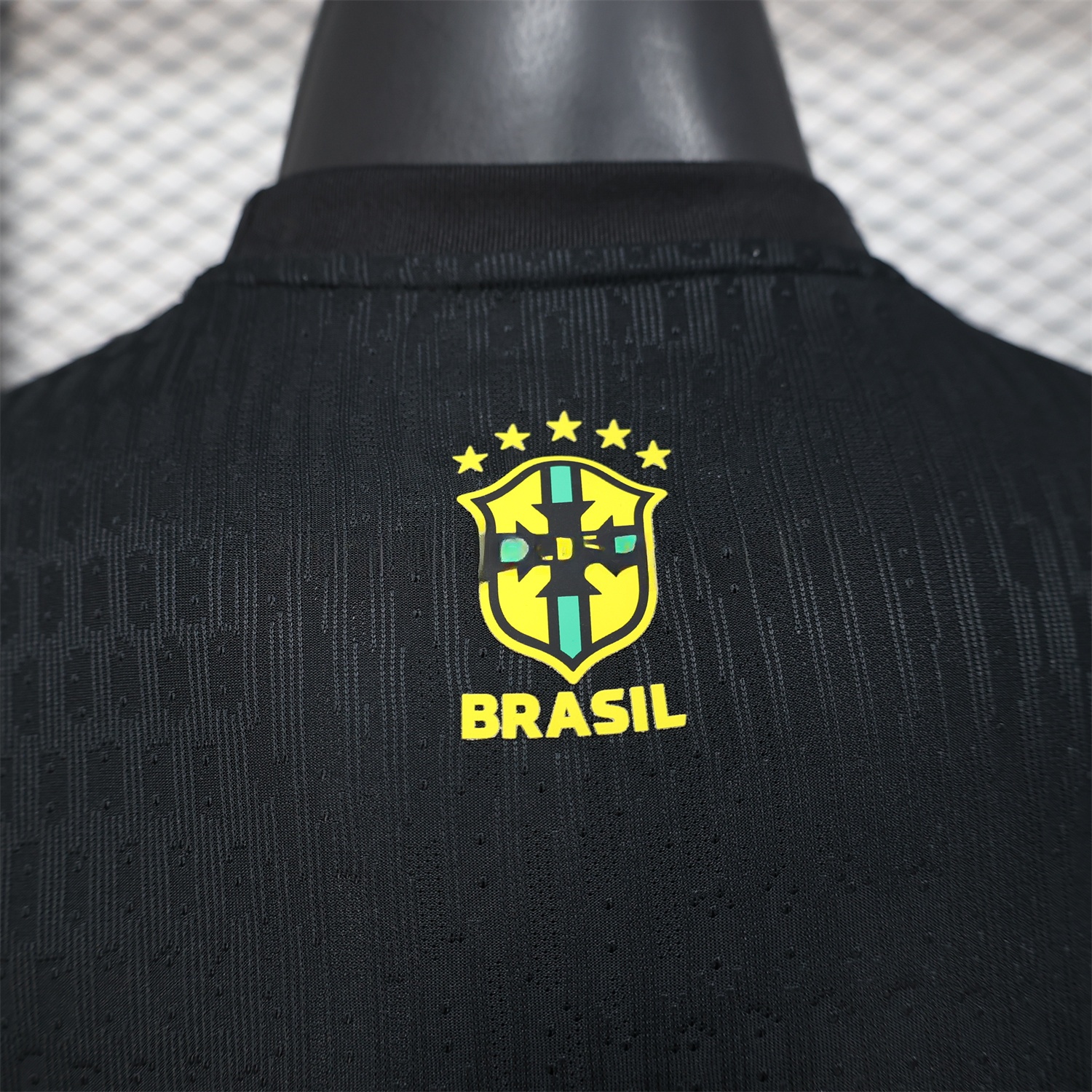 Brazil 25-26 Colorful Jesus Statue Special Black Jersey - Player Version - UnitedFutballJersey
