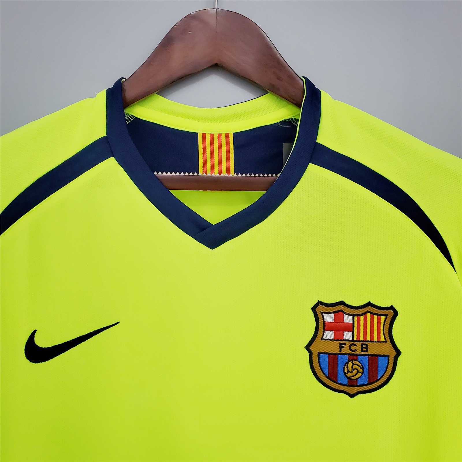 Retro Barcelona 05-06 Away Jersey - UnitedFutballJersey