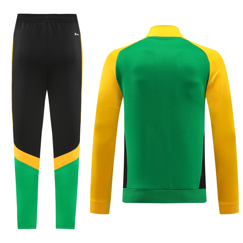 Arsenal 24-25 Jacket Training Tracksuit - Green Top and Black Pants - UnitedFutballJersey