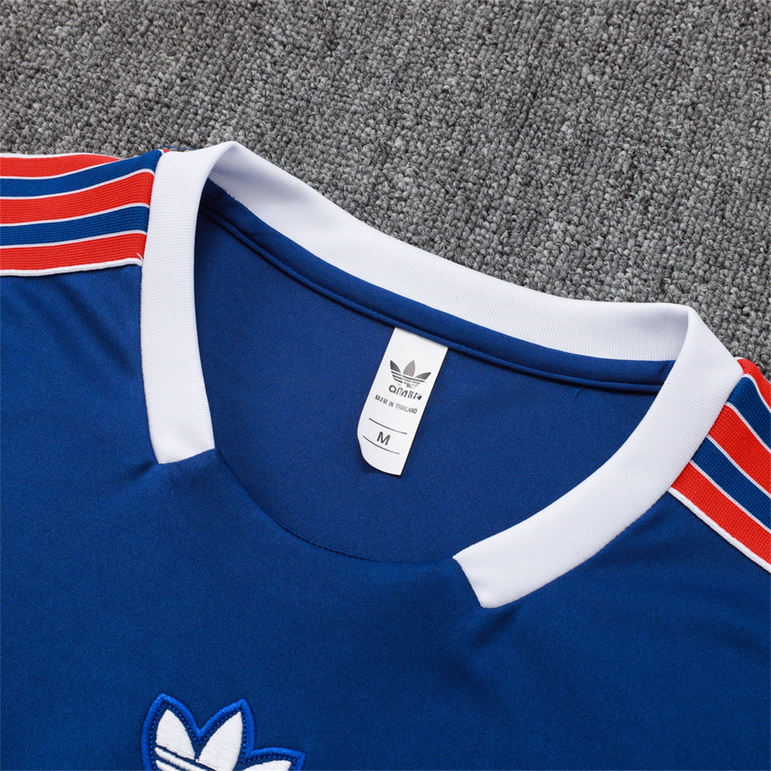 Arsenal 25-26 Throwback Trefoil Vest Training Set - Royal Blue Vest and Shorts - UnitedFutballJersey