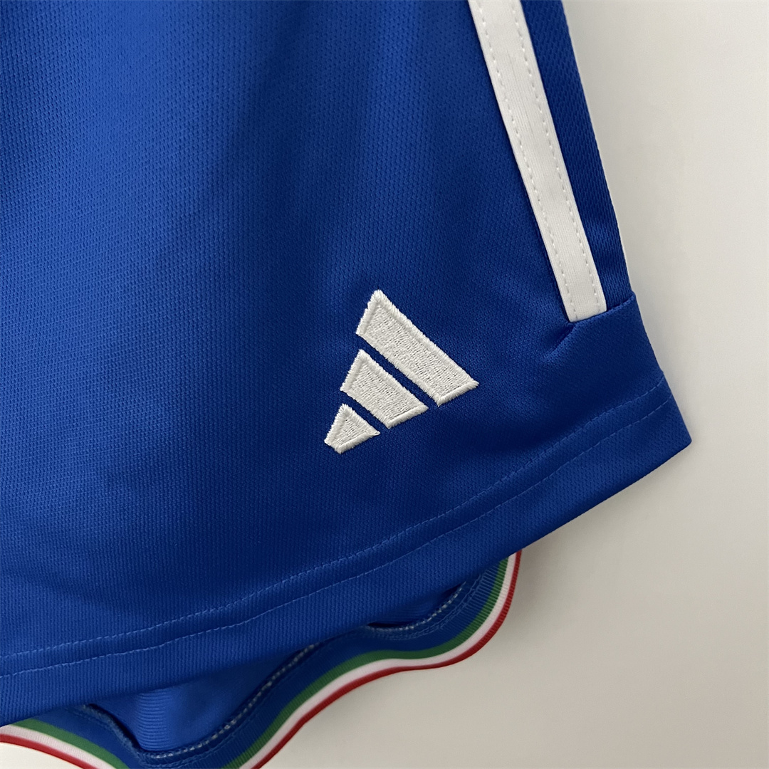 Italy 2023 Home Shorts - UnitedFutballJersey
