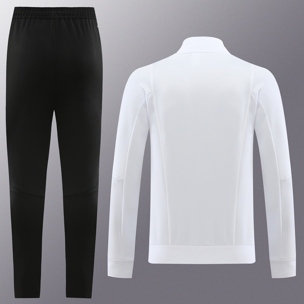 Italy 23-24 Jacket Training Tracksuit - White - UnitedFutballJersey