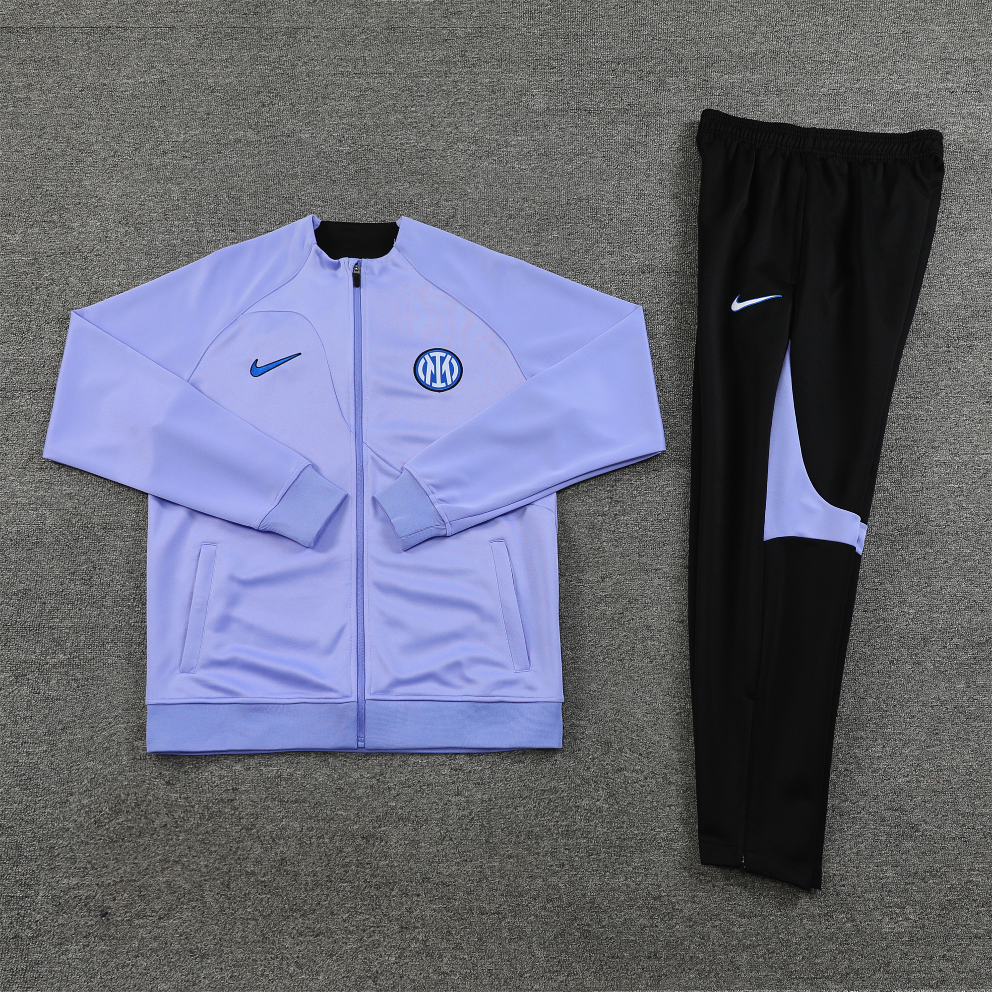 Inter Milan 23-24 Jacket Training Tracksuit Purple - UnitedFutballJersey