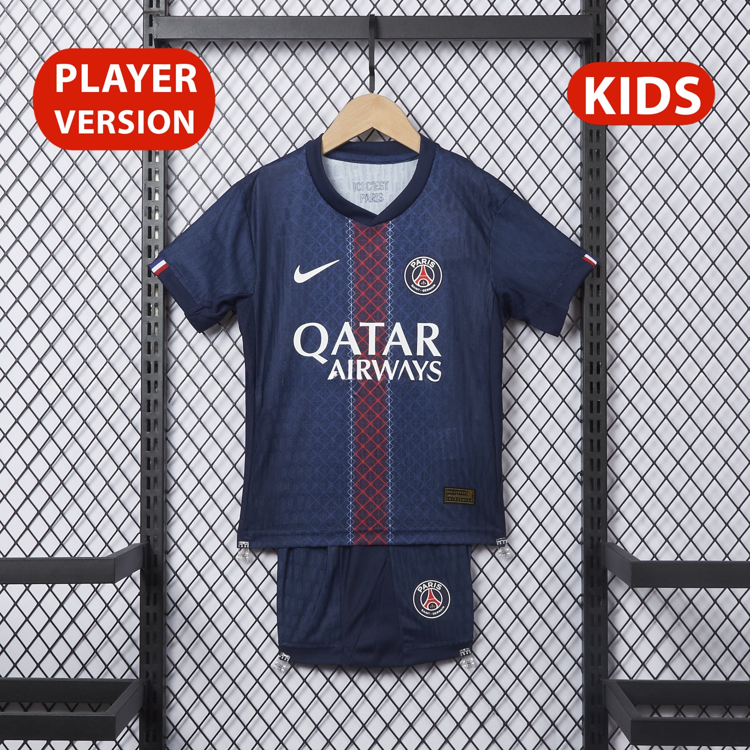Paris Saint-Germain PSG 25-26 Home Kids Kit - Player Version - UnitedFutballJersey