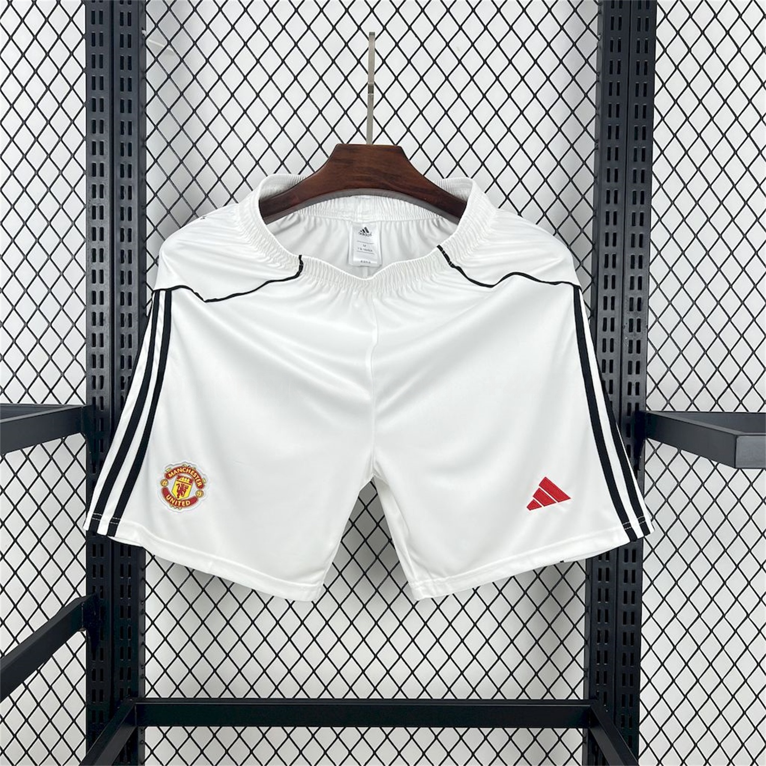 Manchester United 25-26 Home White Shorts - Fans Version - UnitedFutballJersey