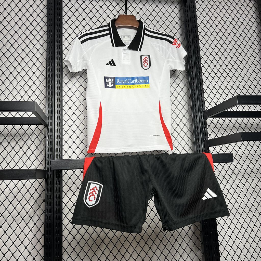 Fulham 24-25 Home Stadium Kids Kit - UnitedFutballJersey