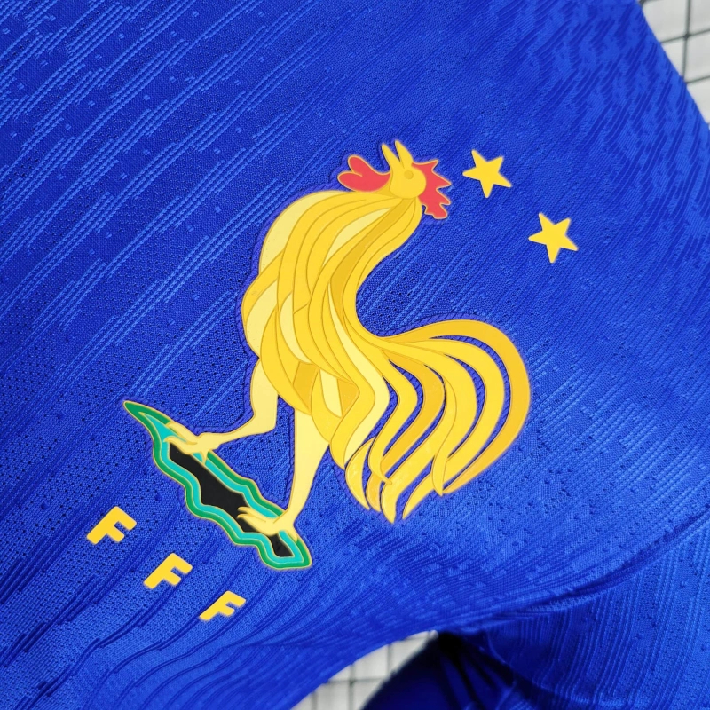 France 2024 Home Long Sleeve Jersey - Player Version - UnitedFutballJersey