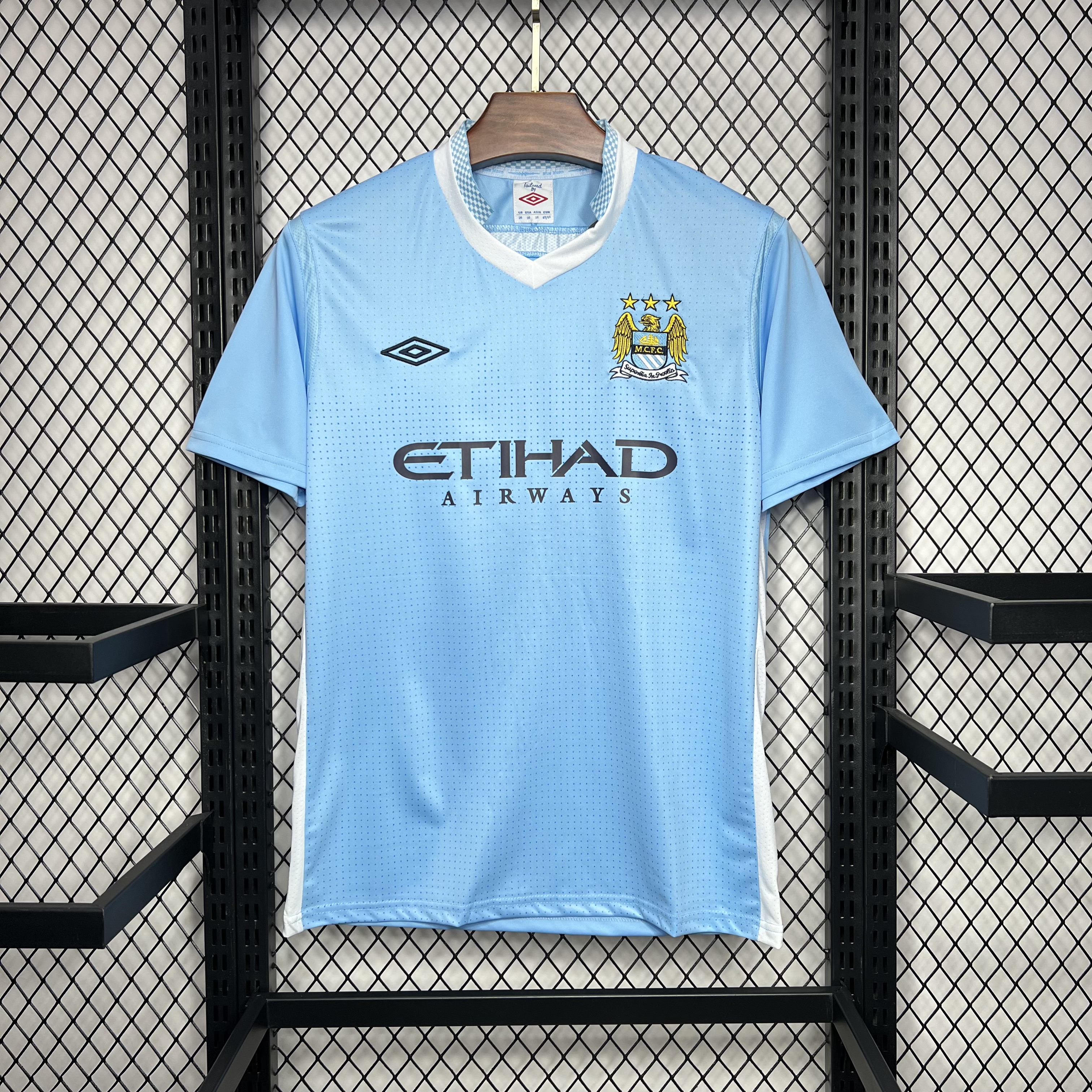 Retro Manchester City 2011-12 Home Stadium Jersey - UnitedFutballJersey
