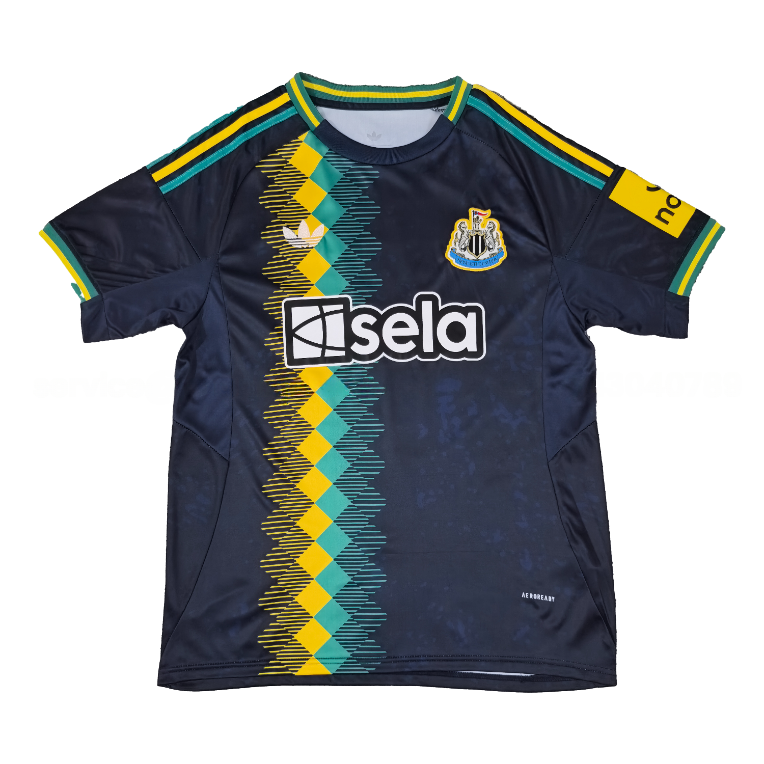 Newcastle United 25-26 Yellow Green Plaids Black Special Jersey - Fans Version - UnitedFutballJersey