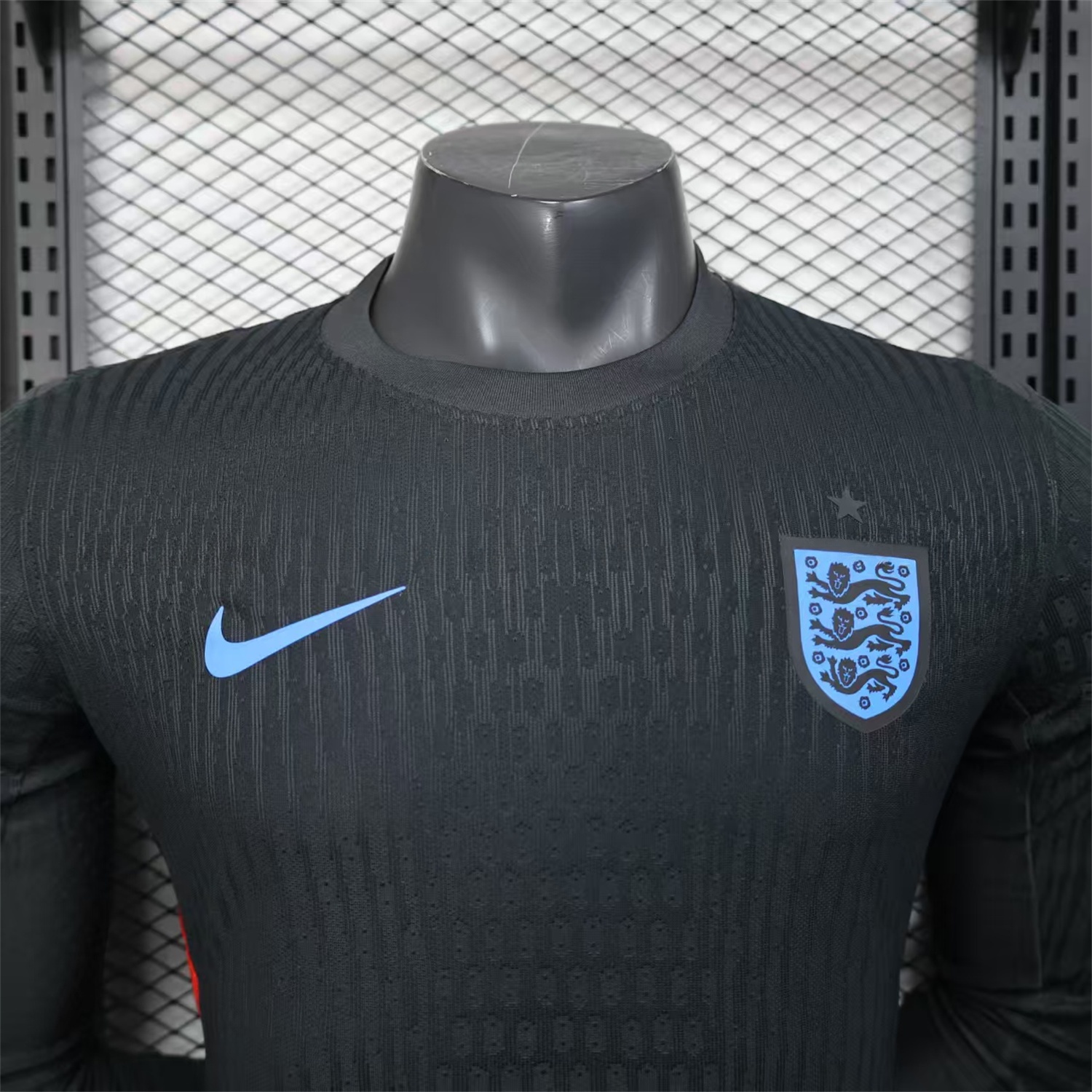 England 2025 Women's Team Away Jersey - Men's Long Sleeves Player Version - UnitedFutballJersey