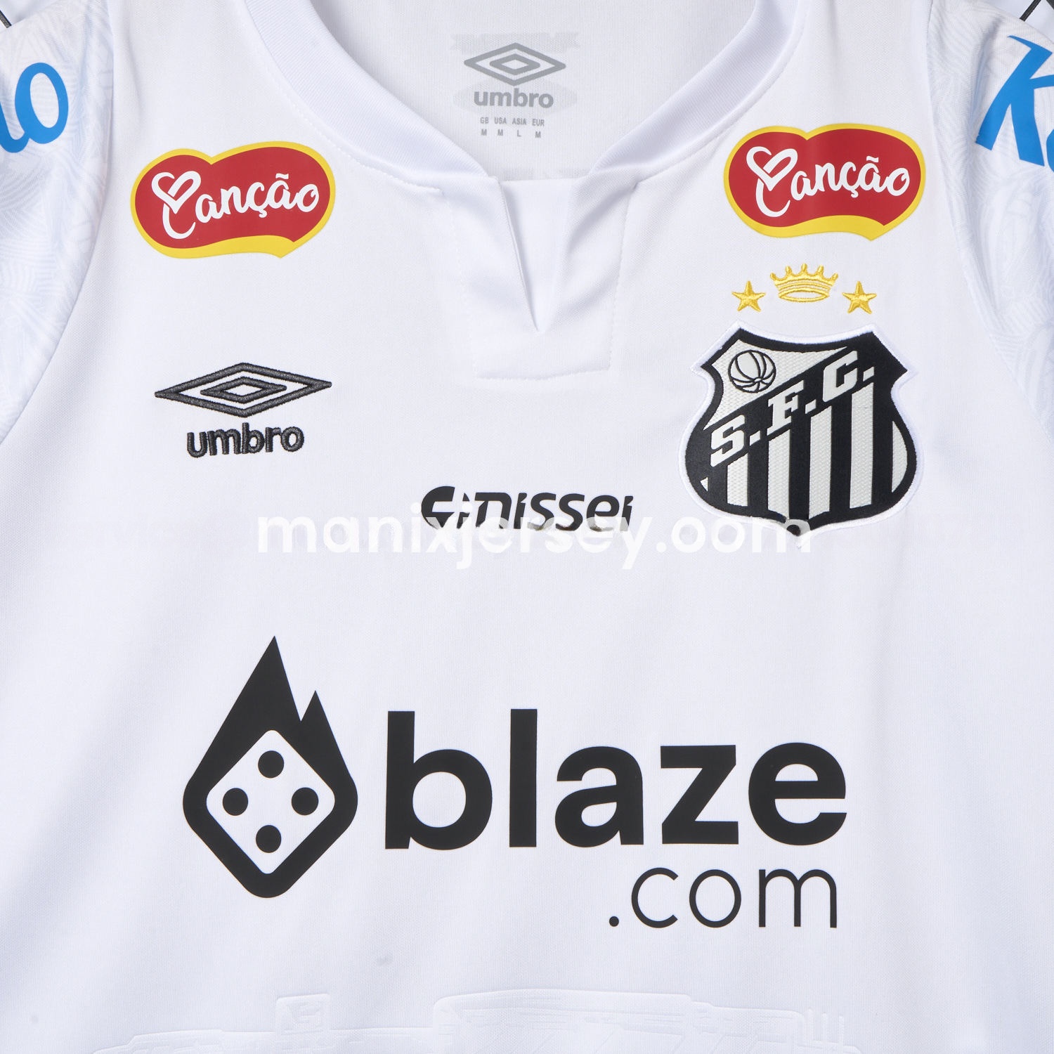 Santos 24-25 Home Jersey With Sponsors - Fans Version - UnitedFutballJersey