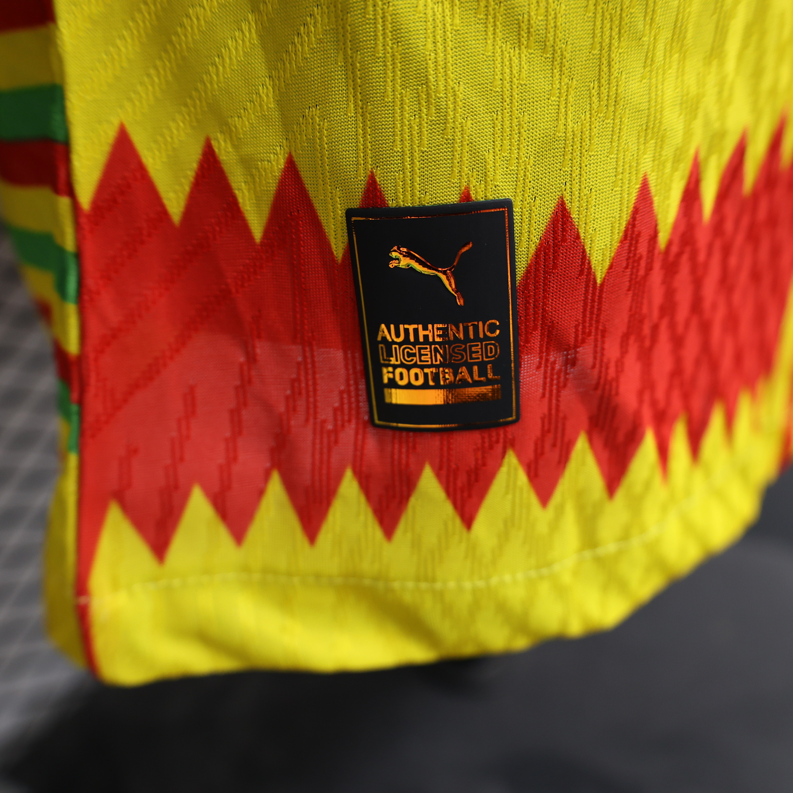 Ghana 23-24 Yellow Jersey - Player Version - UnitedFutballJersey