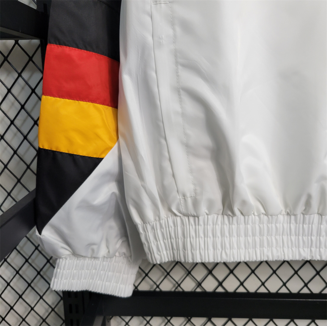 Germany 23-24 Mens White Player Windbreaker - UnitedFutballJersey