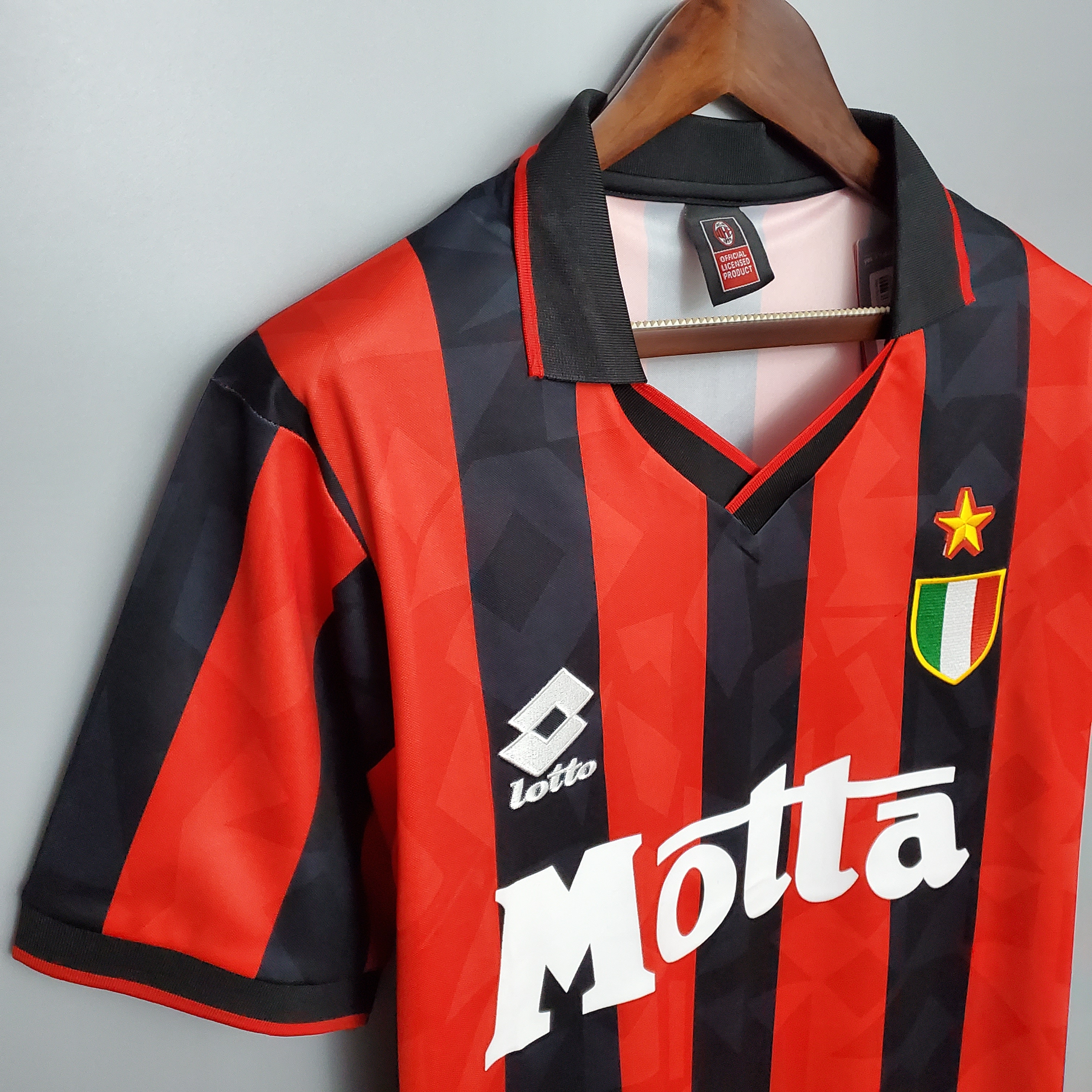 Retro AC Milan 93-94 Home Stadium Jersey - UnitedFutballJersey