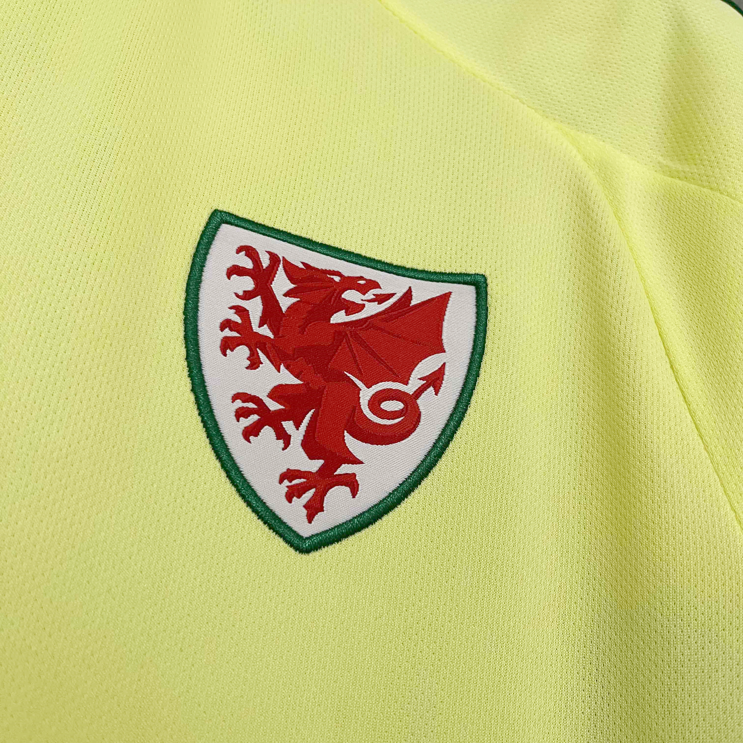 Wales 2024 Away Stadium Jersey - Fans Version - UnitedFutballJersey
