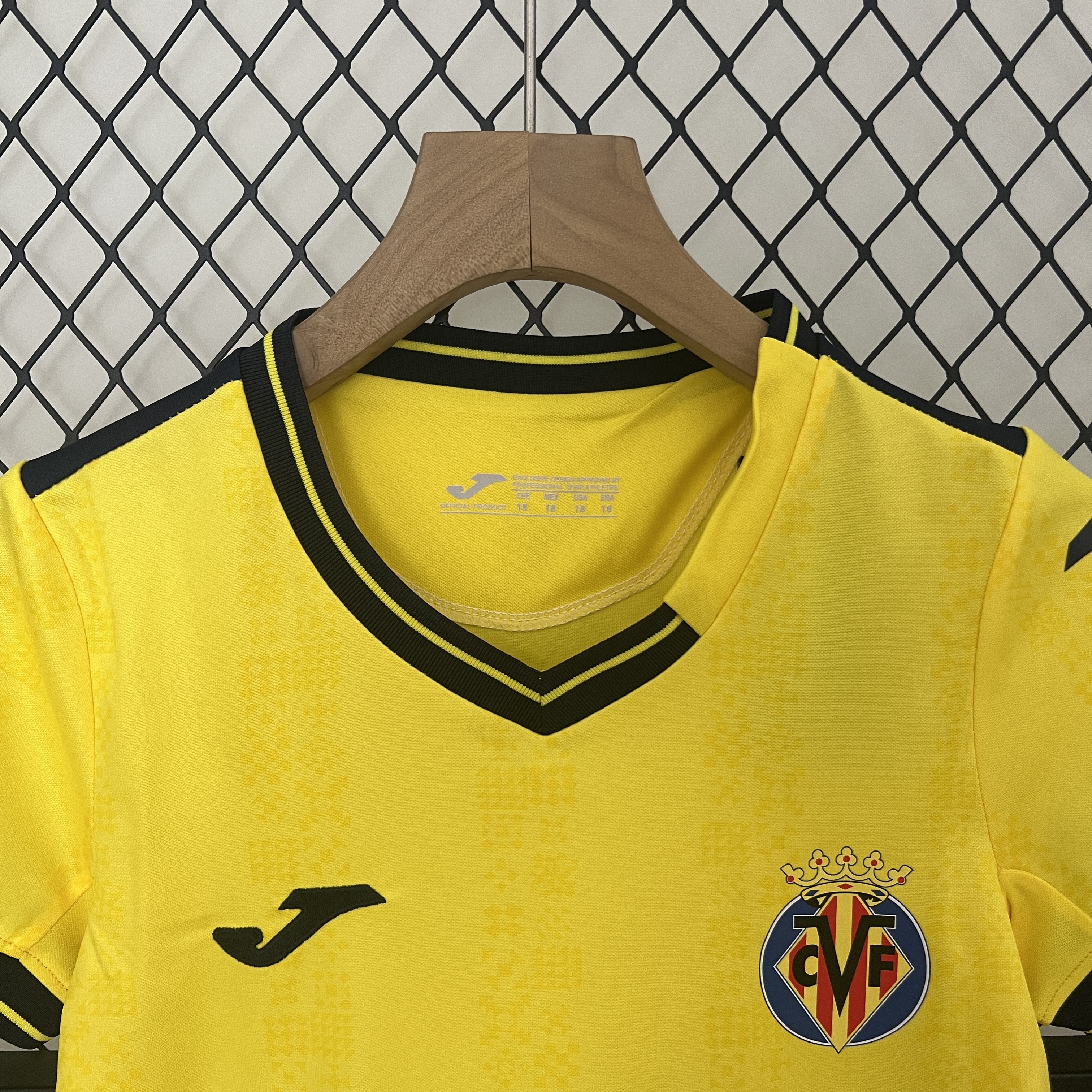 Villarreal 24-25 Home Stadium Kids Kit - UnitedFutballJersey