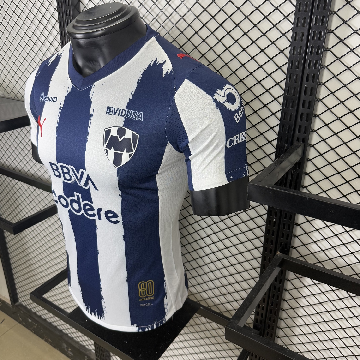 Rayados Monterrey 25-26 Home Stripes Jersey - Player Version - UnitedFutballJersey