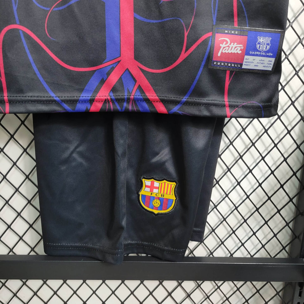 B.A.R.S.A X PT 23-24 Co-Branded Edition Kids Kit - UnitedFutballJersey