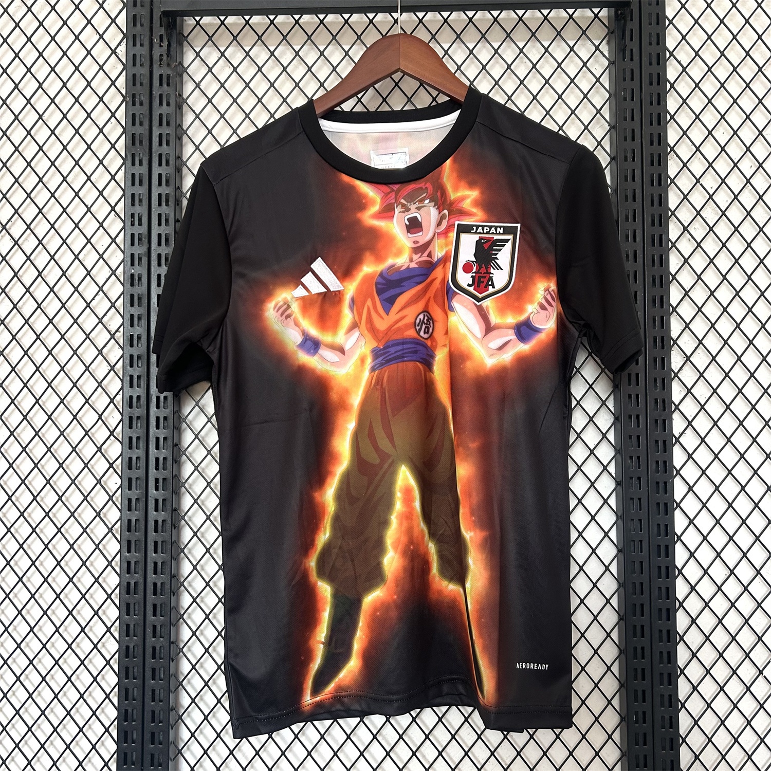 Japan 25-26 Red Hair Son Goku Black Special Edition Jersey - Fans Version - UnitedFutballJersey