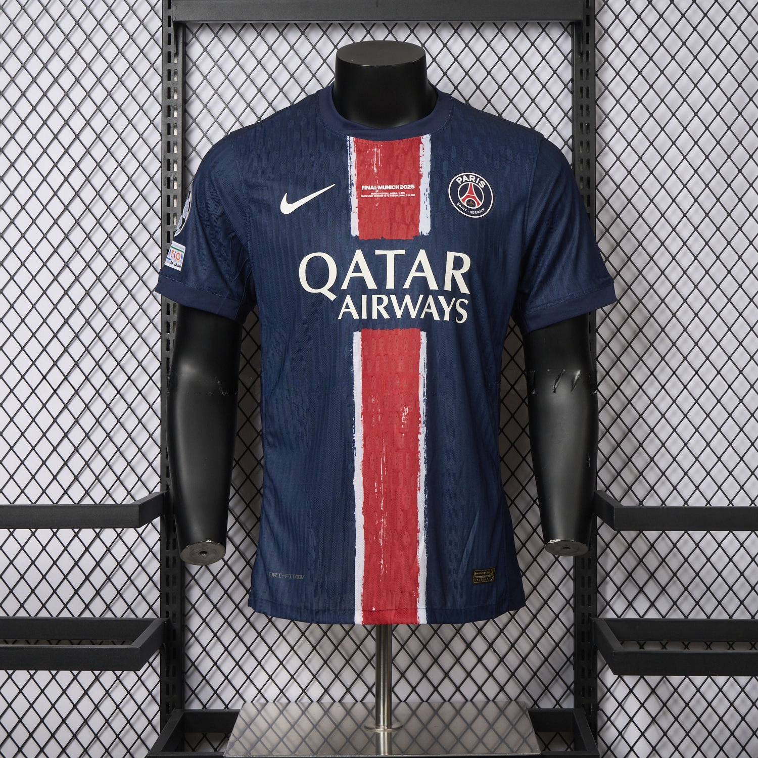 Paris Saint-Germain PSG 24-25 Home Champions League Final Jersey - Player Version - UnitedFutballJersey