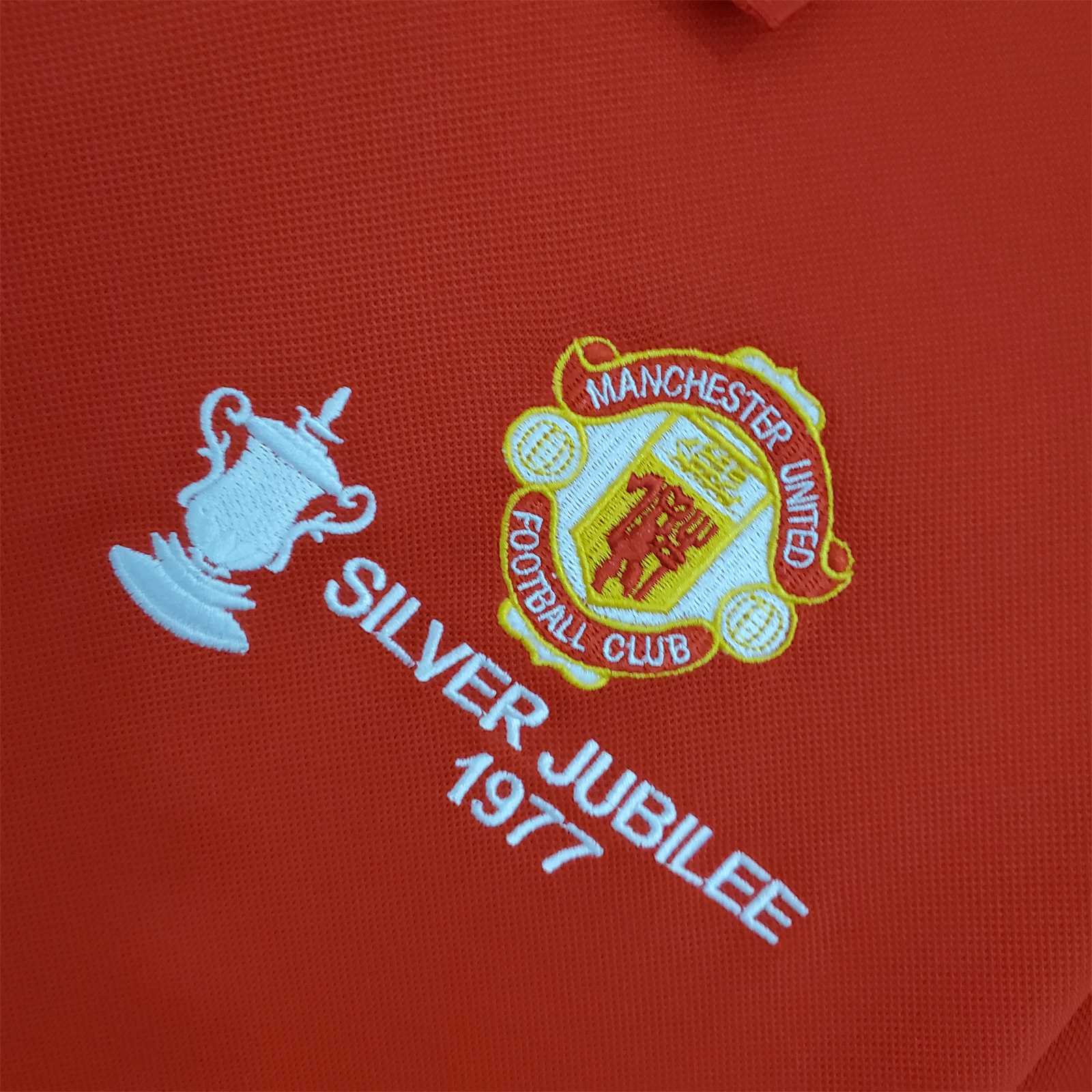 Manchester United Retro 1977 Home Stadium Jersey - UnitedFutballJersey