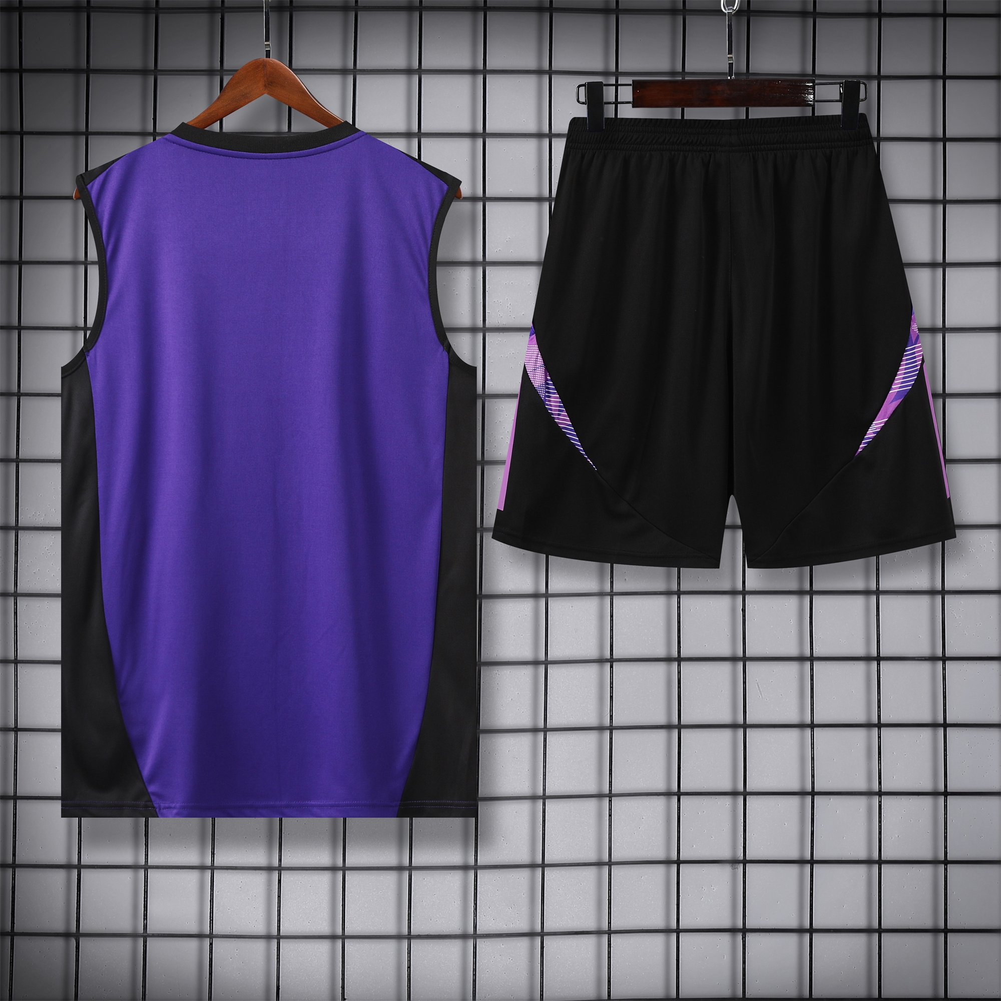Germany 24-25 Training Vest Suit - Purple - UnitedFutballJersey