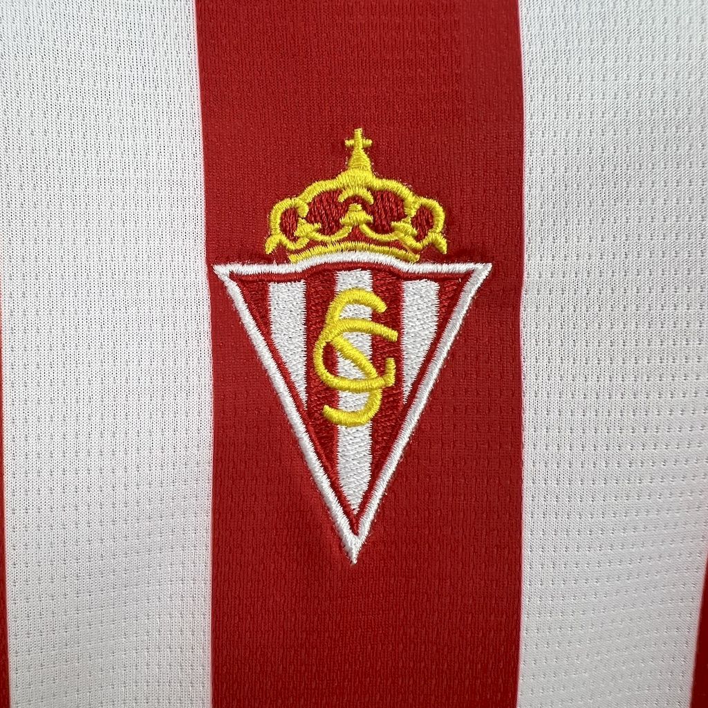 Sporting de Gijon 24-25 Home Kids Kit - UnitedFutballJersey