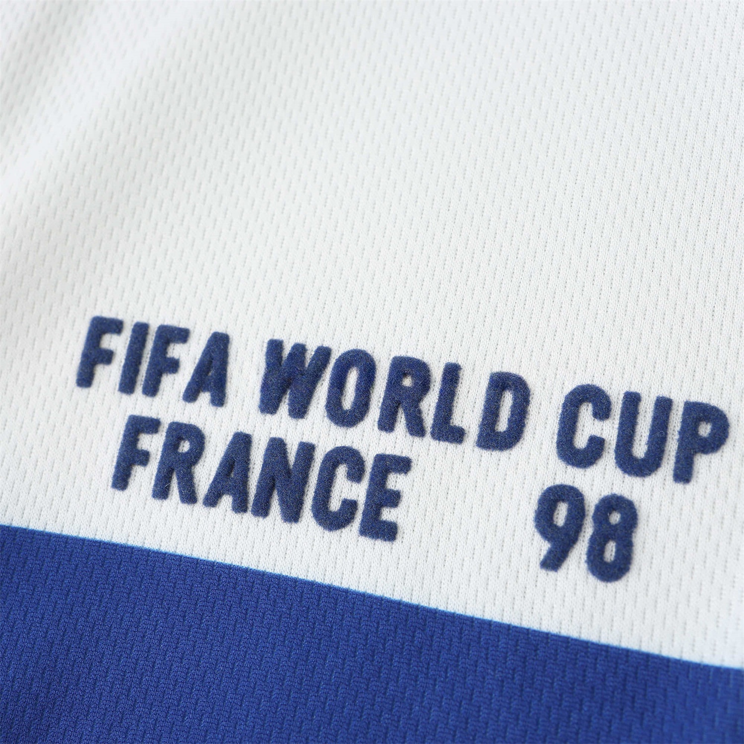 Retro France 1998 Away Long Sleeves Jersey (with 1998 World Cup mark on right chest) - UnitedFutballJersey
