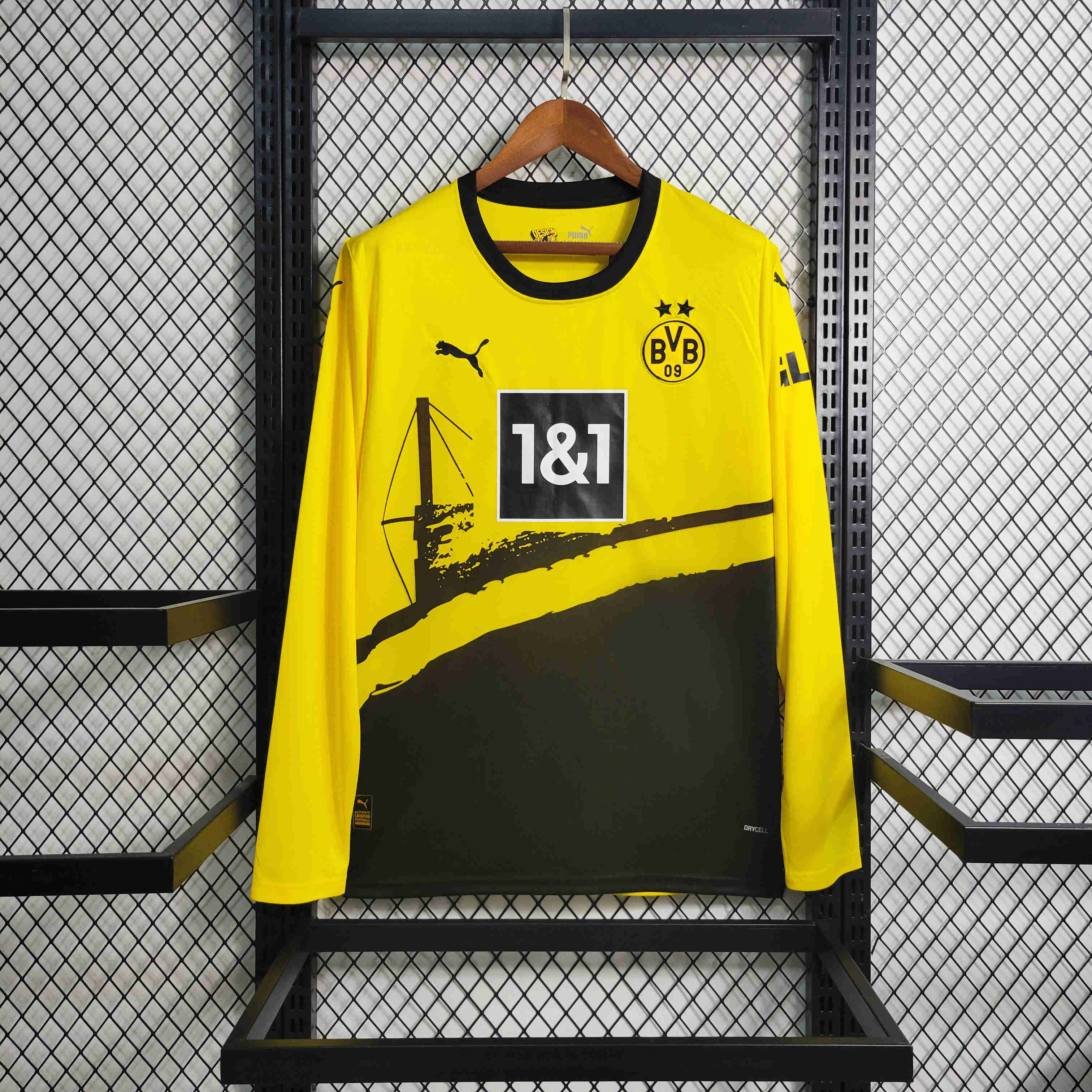 Dortmund 23/24 Home Home Long Sleeve Jersey - Fans Version - UnitedFutballJersey