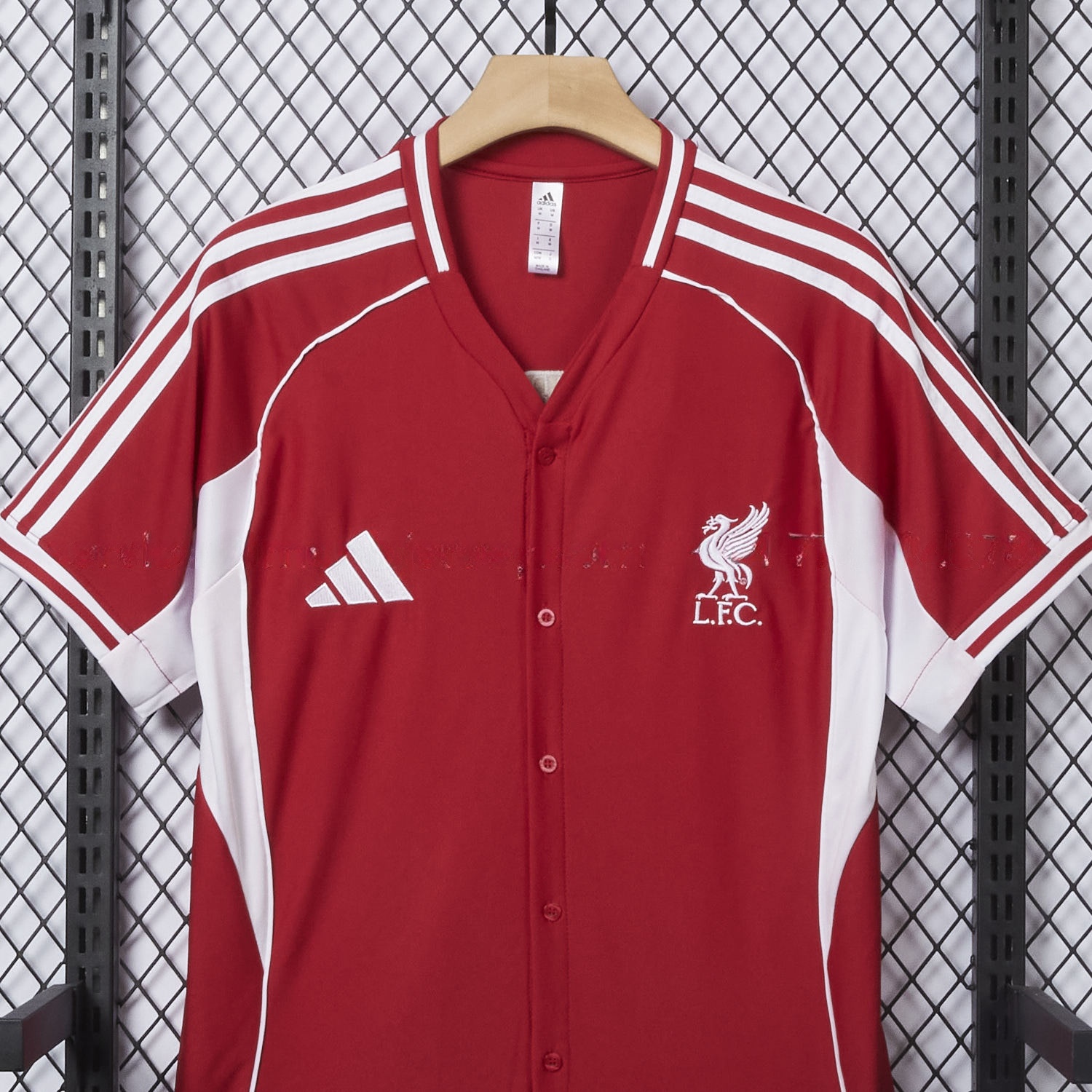 Liver.pool 25-26 Red Baseball Jersey - UnitedFutballJersey