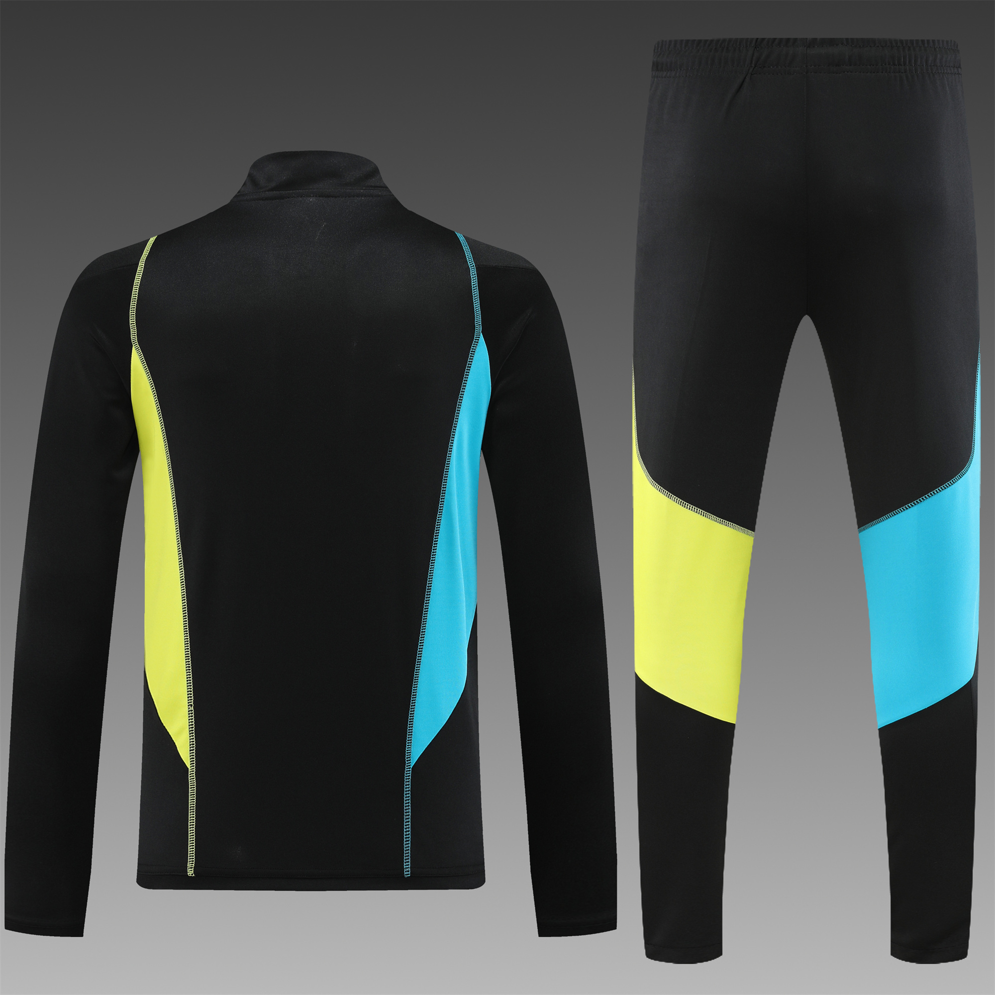 Arsenal 23-24 Long Sleeve Training Set Black - UnitedFutballJersey