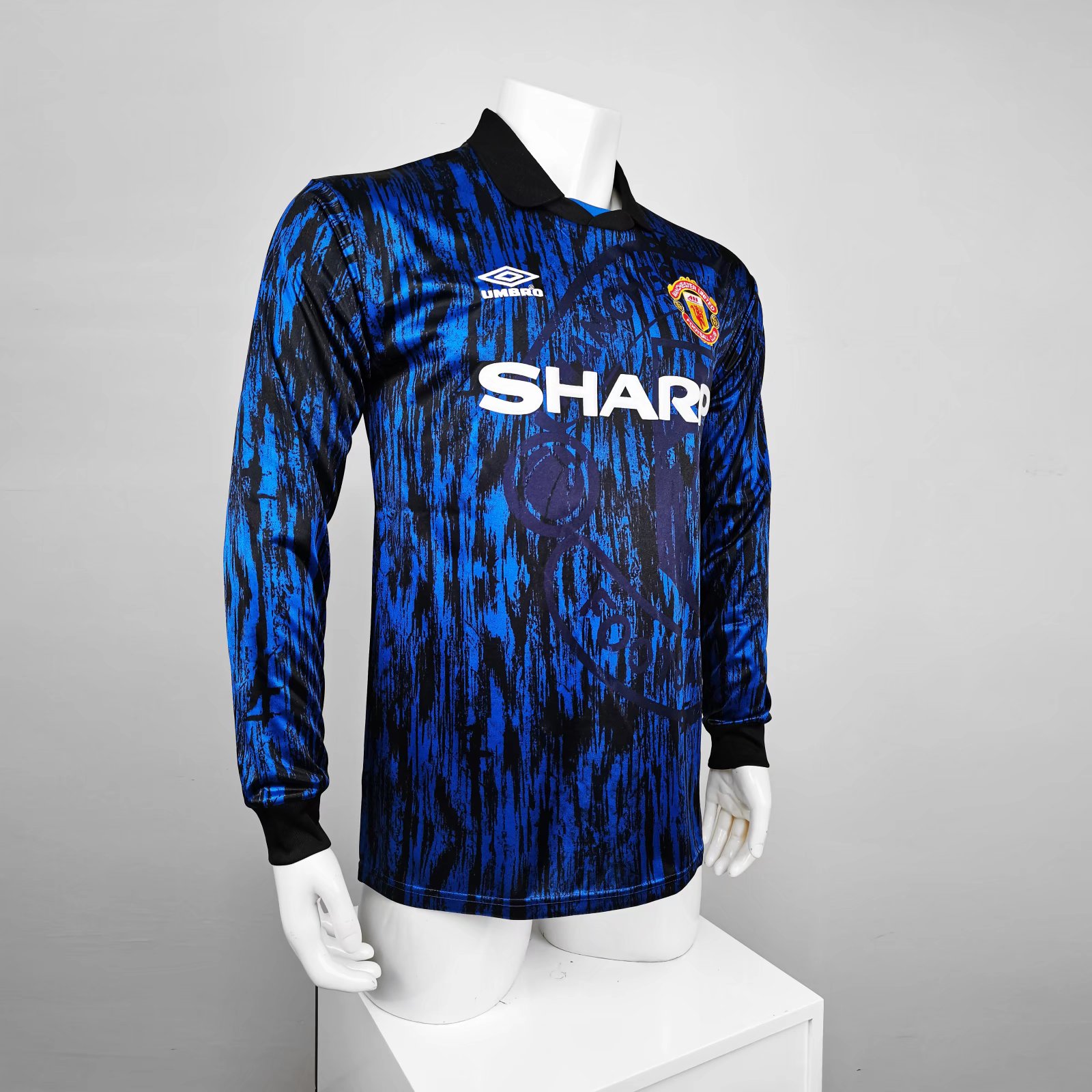 Manchester United Retro 92-94 Away Long Sleeve Jersey - UnitedFutballJersey
