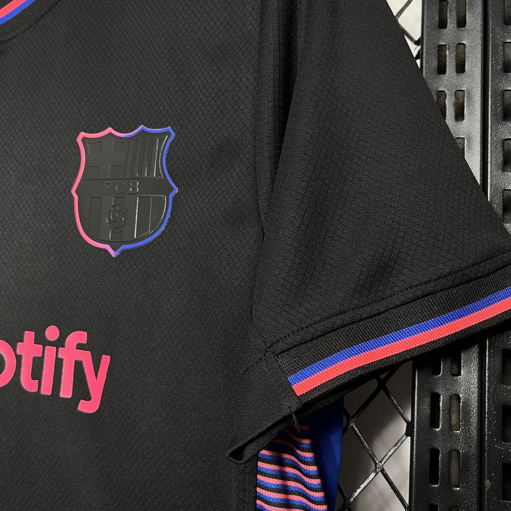 Barcelona 24-25 Black Pink Speical Jersey - Fans Version - UnitedFutballJersey