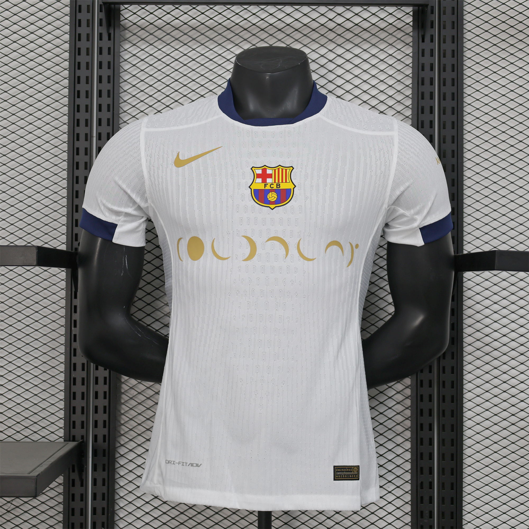 B.A.R.S.A X Coldplay 24-25 White Special Edition Jersey - Player Version - UnitedFutballJersey