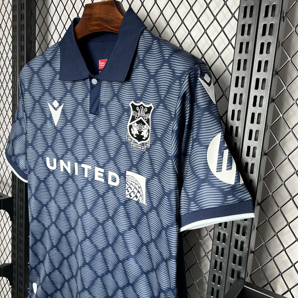 Wrexham 24-25 Away Jersey - Fans Version - UnitedFutballJersey