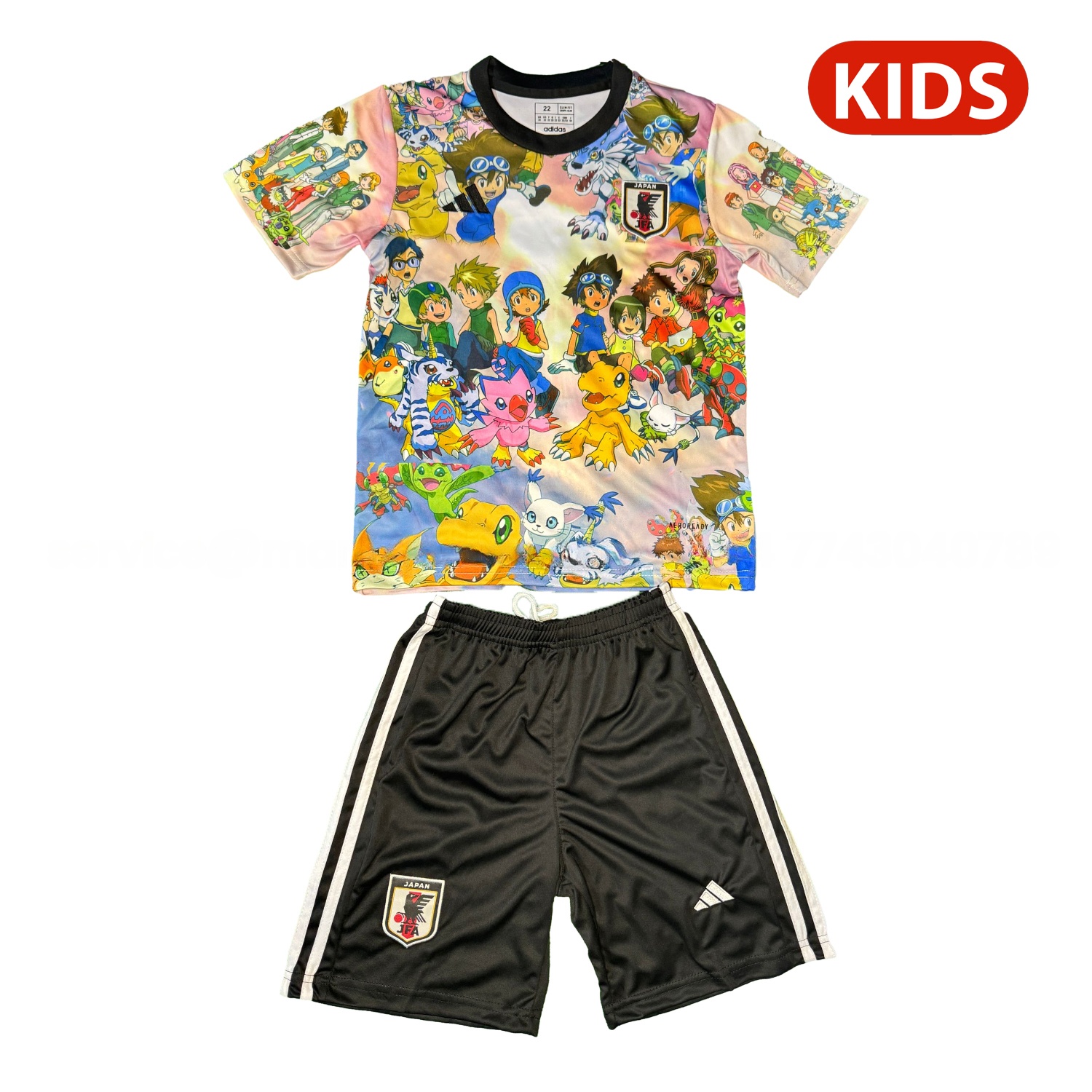 Japan 25-26 Digimon Episode 1 Special Kids Kit - UnitedFutballJersey