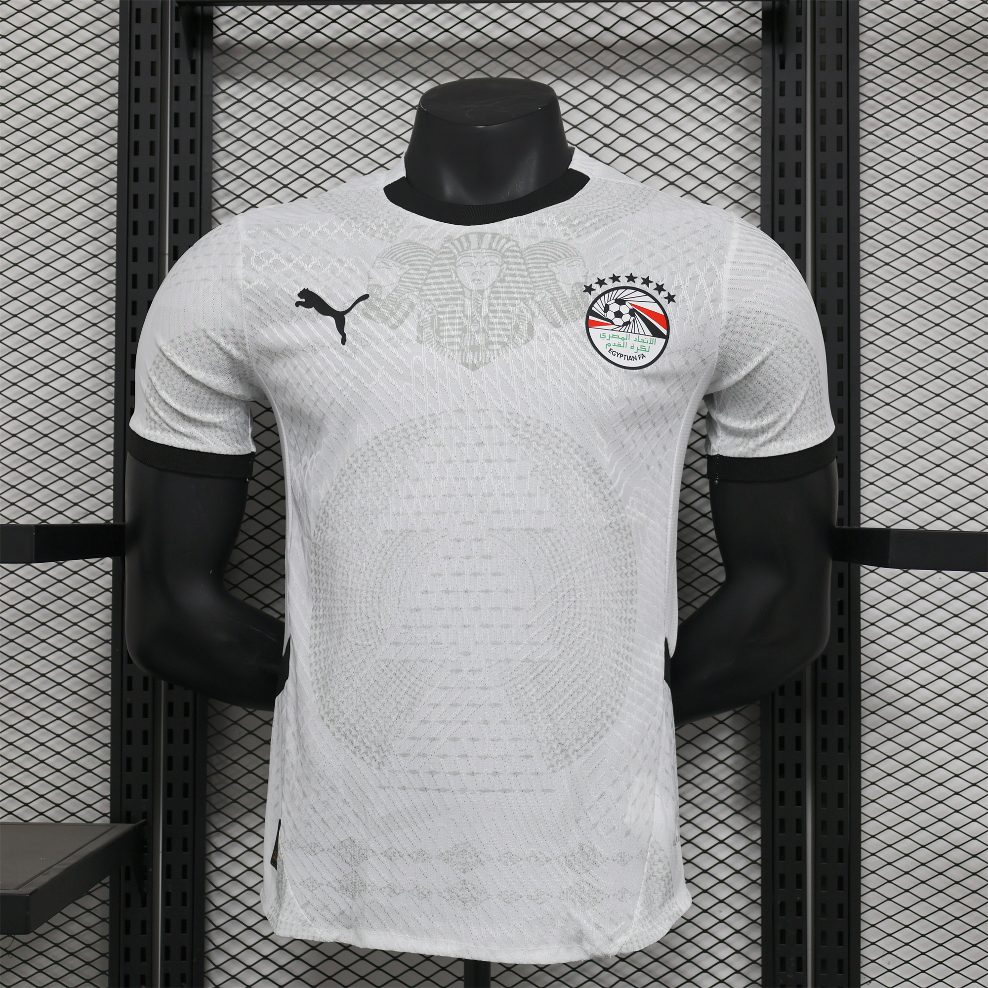 Egypt 24-25 Away White Jersey - Player Version - UnitedFutballJersey