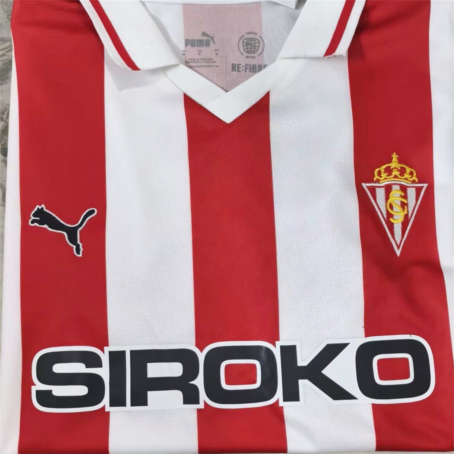 Sporting Gijon 25-26 Home Jersey - Fans Version - UnitedFutballJersey