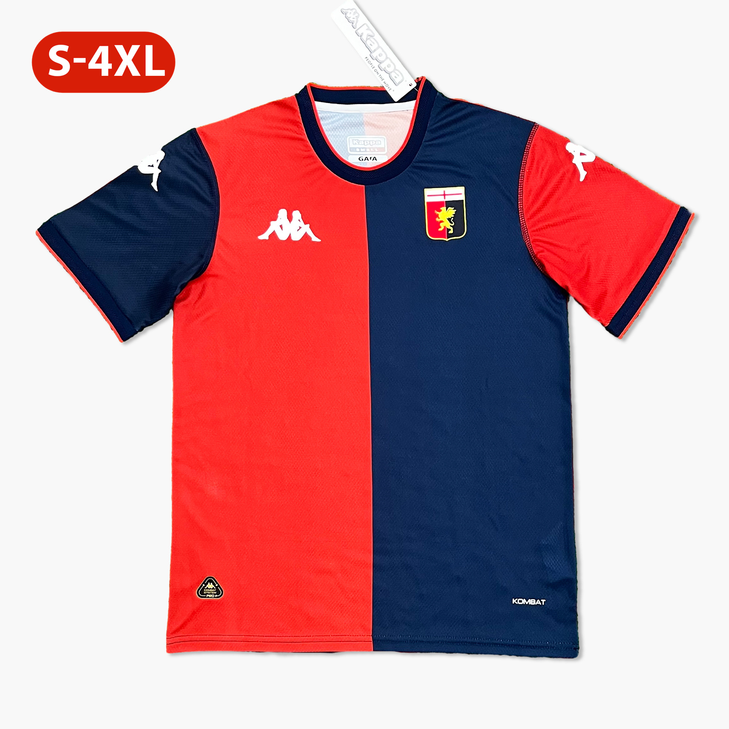 Genoa 24-25 Home Unsponsored Jersey - Fans Version - UnitedFutballJersey