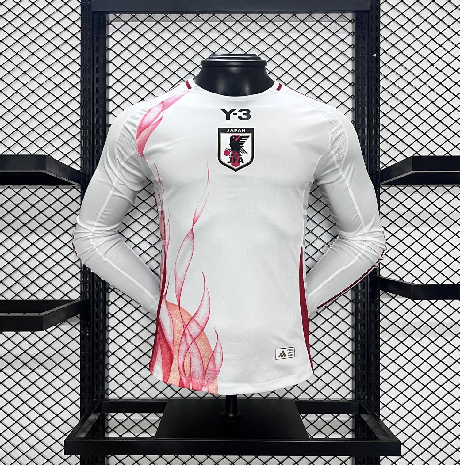 Japan 2024 Y3 Away Long Sleeve Jersey - Player Version - UnitedFutballJersey