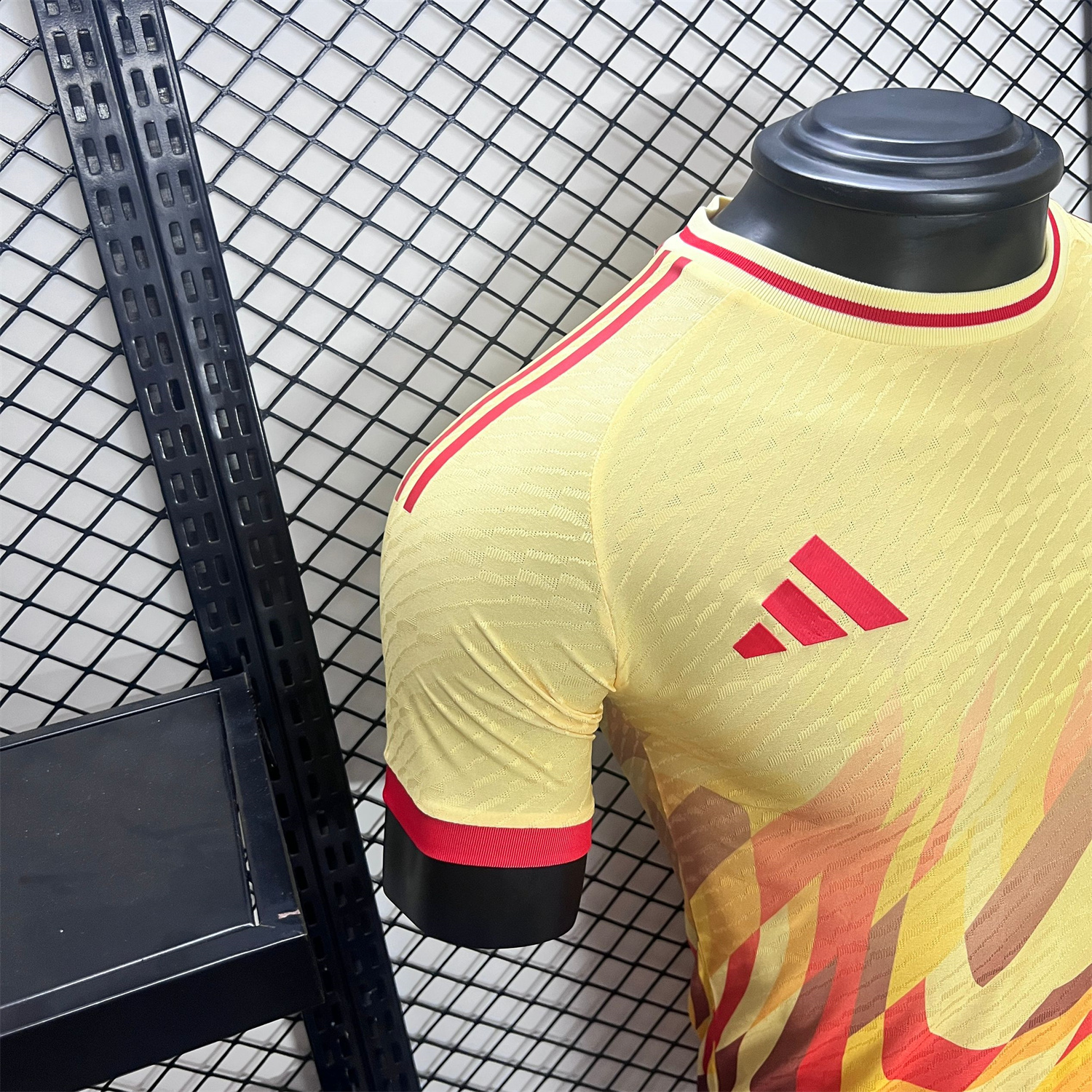 Spain 2024 Yellow Special Edition Jersey - Player Version - UnitedFutballJersey