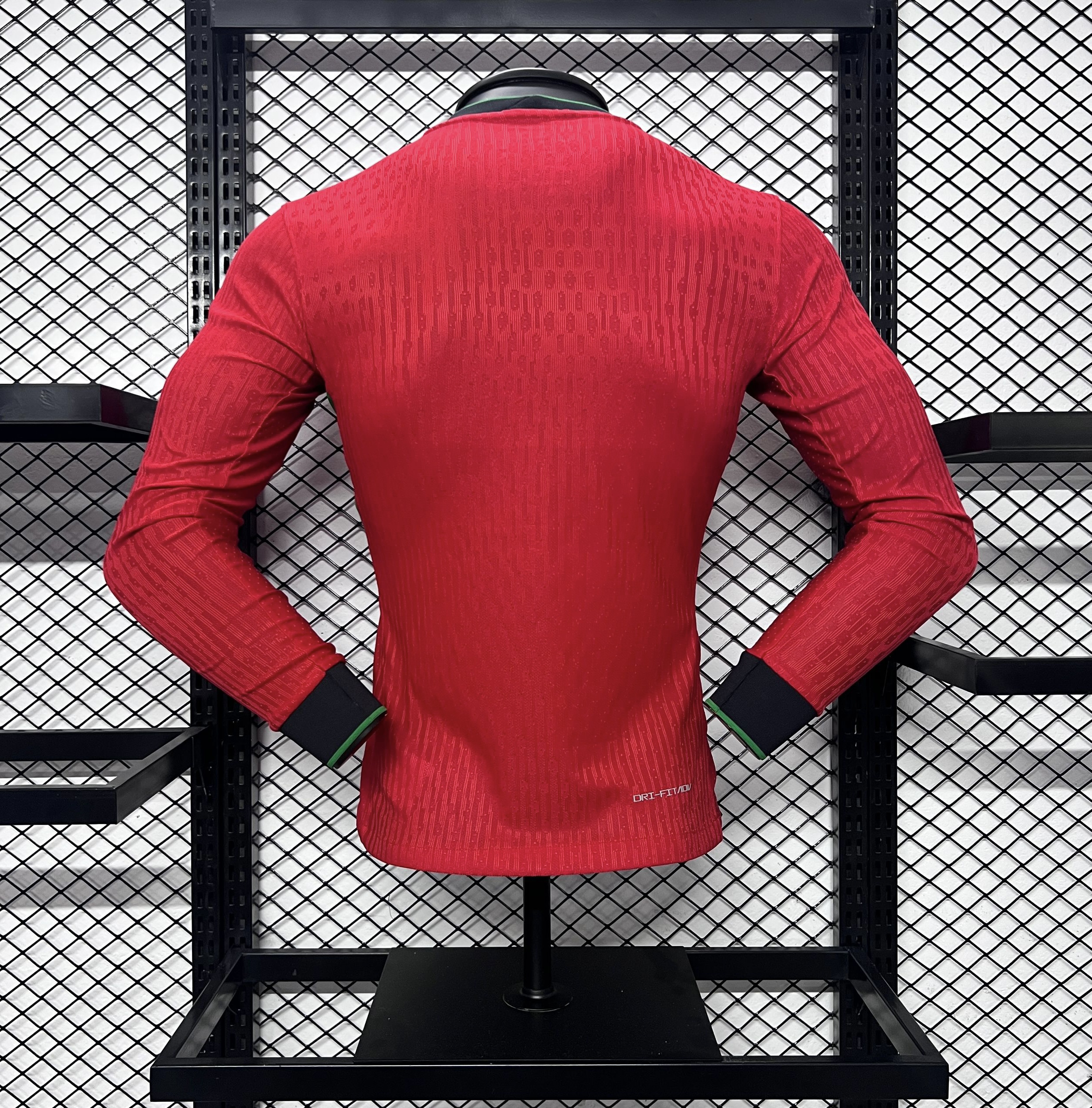 Portugal 2024 Home Stadium Long Sleeve Jersey - Player Version - UnitedFutballJersey