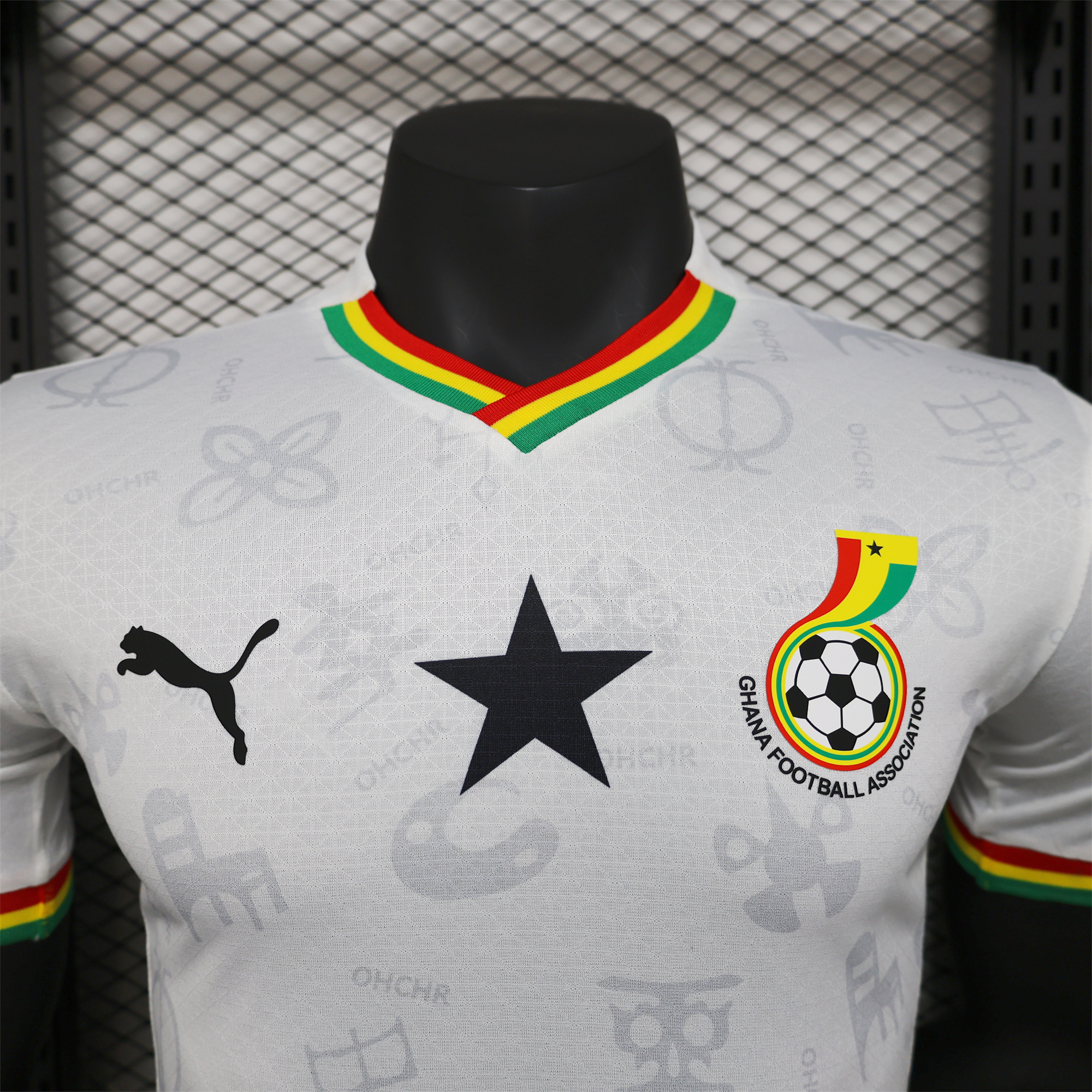 Ghana 2024-25 Home Jersey - Player Version - UnitedFutballJersey