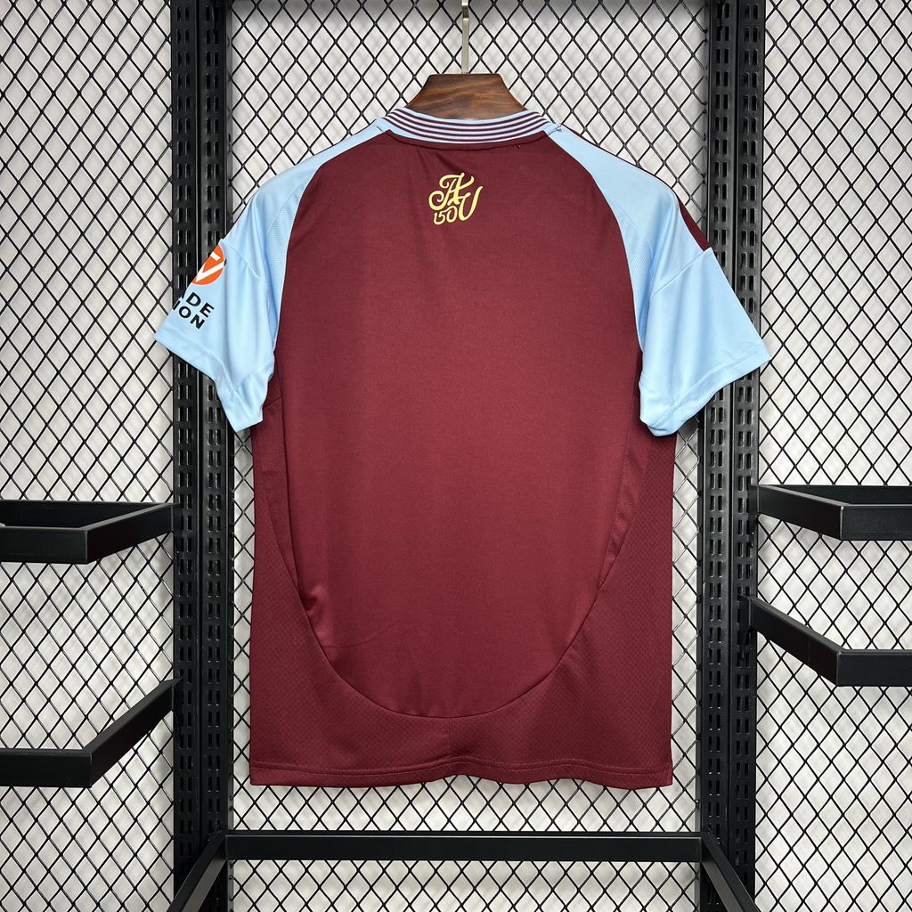 Aston Villa 24-25 Home Stadium Jersey - Fans Version - UnitedFutballJersey