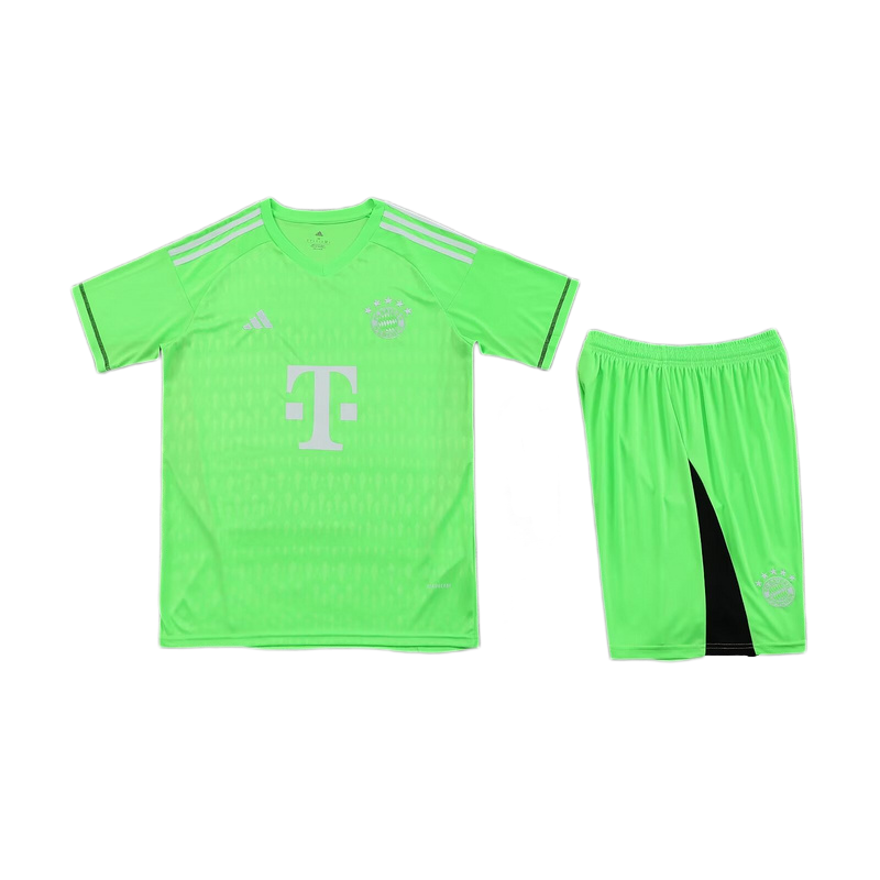 Bayern Munich 23-24 Green Goalkeeper Men's Adult Jersey Set - UnitedFutballJersey