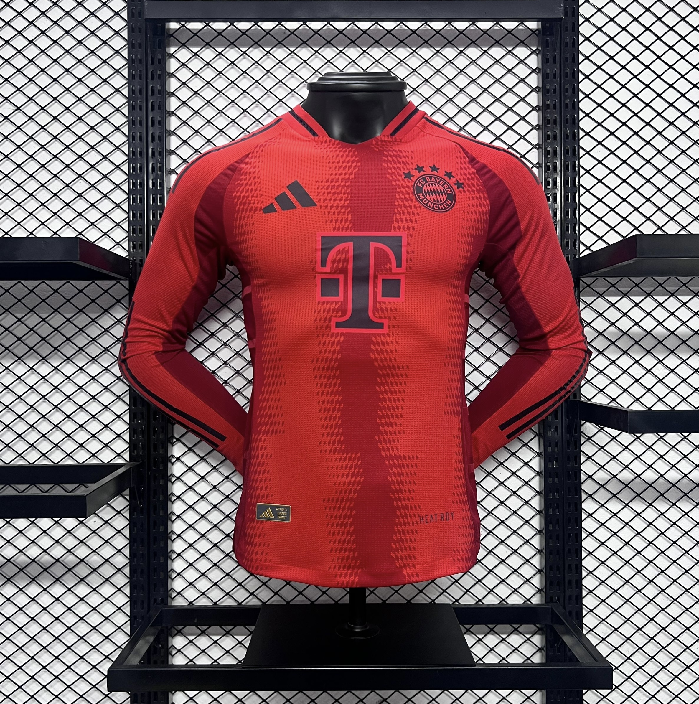 Bayern Munich 24-25 Home Long Sleeve Jersey - Player Version - UnitedFutballJersey