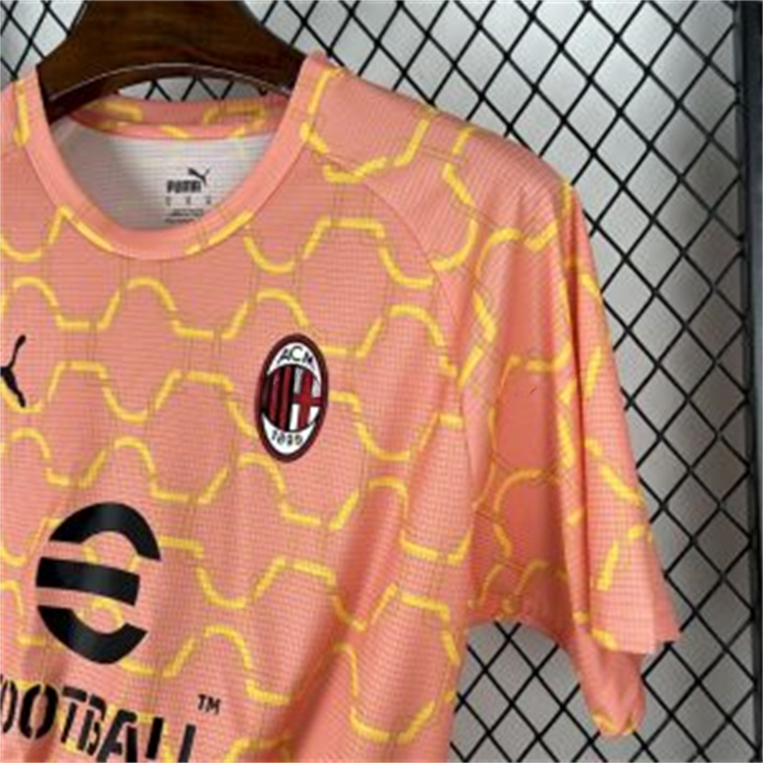 AC Milan 25-26 Orange Training Jersey - Fans Version - UnitedFutballJersey