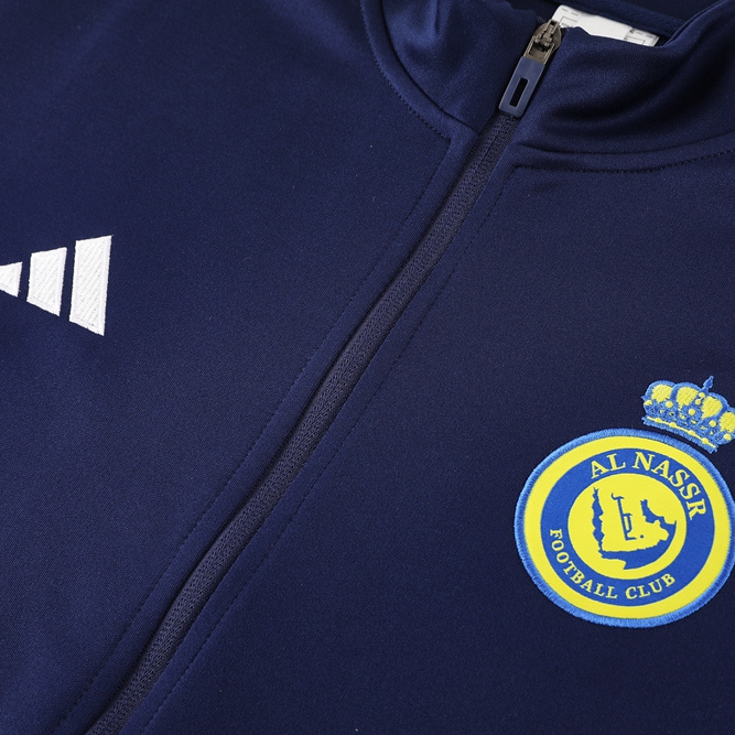 Al Nassr Riyadh Victory 24-25 Jacket Training Tracksuit - Royal Blue - UnitedFutballJersey